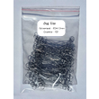 Double Loop 100x1.0mm Galvanised Wire Twist Bag Ties Pack of 100 Length 100mm Width 1.0mm